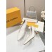 Louis Vuitton Sparkle Pumps 65mm in White Leather