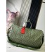 Louis Vuitton Keepall Bandouliere 55 Bag in Green Monogram Canvas M23963
