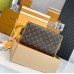 Louis Vuitton Dopp Kit Toilet Pouch in Monogram Macassar Canvas M46764