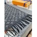 Louis Vuitton Black Monogram Gradient Scarf M71607