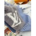 Louis Vuitton Blue Cold Reykjavik Scarf M76342