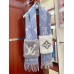 Louis Vuitton Blue Cold Reykjavik Scarf M76342