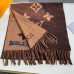 Louis Vuitton Dark Brown Reykjavik Scarf M78125