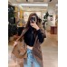 Louis Vuitton Dark Brown Reykjavik Scarf M78125
