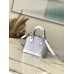 Louis Vuitton Alma Nano Bag In Silver Epi Leather M82682