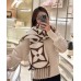 Louis Vuitton Brown LV Medallion Scarf M79215