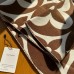 Louis Vuitton Brown LV Medallion Scarf M79215