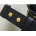 Louis Vuitton Lock and Walk Bag in Black Grained Leather M24006