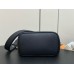 Louis Vuitton Lock and Walk Bag in Black Grained Leather M24006