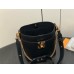 Louis Vuitton Lock and Walk Bag in Black Grained Leather M24006
