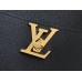 Louis Vuitton Lock and Walk Bag in Black Grained Leather M24006