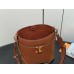 Louis Vuitton Lock and Walk Bag in Brown Grained Leather M24165