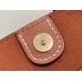 Louis Vuitton Lock and Walk Bag in Brown Grained Leather M24165