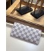 Louis Vuitton Emilie Wallet In Damier Azur Canvas N41625