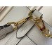 Louis Vuitton Lock and Walk Bag in White Grained Leather M24638