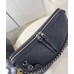 Louis Vuitton Hand It All MM Bag in Black Mahina Leather M24132