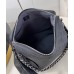 Louis Vuitton Hand It All MM Bag in Black Mahina Leather M24132