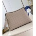 Louis Vuitton Hand It All MM Bag in Galet Mahina Leather M24133