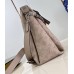 Louis Vuitton Hand It All MM Bag in Galet Mahina Leather M24133