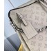 Louis Vuitton Hand It All MM Bag in Galet Mahina Leather M24133