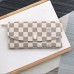 Louis Vuitton Emilie Wallet In Damier Azur Canvas N63546