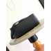 Louis Vuitton Dauphine Soft MM Bag in Black Calfskin M25209