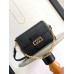 Louis Vuitton Dauphine Soft MM Bag in Black Calfskin M25209
