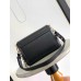 Louis Vuitton Dauphine Soft MM Bag in Black Calfskin M25209