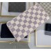 Louis Vuitton Zippy Wallet In Damier Azur Canvas N63503