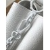 Louis Vuitton Capucines East-West Mini Bag in White Leather M23956