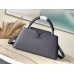 Louis Vuitton Capucines East-West MM Bag in Black Leather M23947