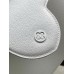 Louis Vuitton Capucines East-West MM Bag in White Leather M23948