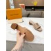 Louis Vuitton LV Capri Mules 45mm in Galet Leather