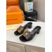 Louis Vuitton LV Frame Mules 45mm in Monogram Reverse Canvas