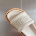 Louis Vuitton LV Bliss Comfort Mules in White Canvas with Leather