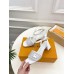 Louis Vuitton Shake Sandals 55mm in White Perforated Leather