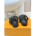 Louis Vuitton Bom Dia Comfort Mules in Blue Monogram Denim