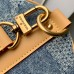Louis Vuitton Keepall Bandouliere 50 Bag in Damier Denim 3D Canvas N40739