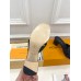 Louis Vuitton LV Isola Slides 45mm in Black Calfskin