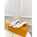 Louis Vuitton LV Isola Slides 45mm in White Calfskin
