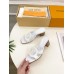 Louis Vuitton LV Isola Slides 45mm in White Calfskin