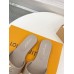 Louis Vuitton LV Capri Slides in Grey Calfskin