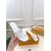 Louis Vuitton LV Capri Slides in White Calfskin