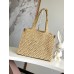 Louis Vuitton OnTheGo MM Bag in Natural Raffia M24723