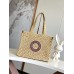 Louis Vuitton OnTheGo MM Bag in Natural Raffia M24723