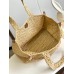 Louis Vuitton OnTheGo MM Bag in Natural Raffia M24723