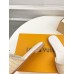 Louis Vuitton LV Capri Flat Slides in Beige Raffia