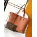 Louis Vuitton Low Key Cabas MM Bag in Brown Leather M25342