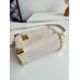 Louis Vuitton Side Trunk PM Bag in Chalk Leather M23915