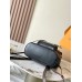 Louis Vuitton Montsouris PM Backpack in Black Lambskin M12587